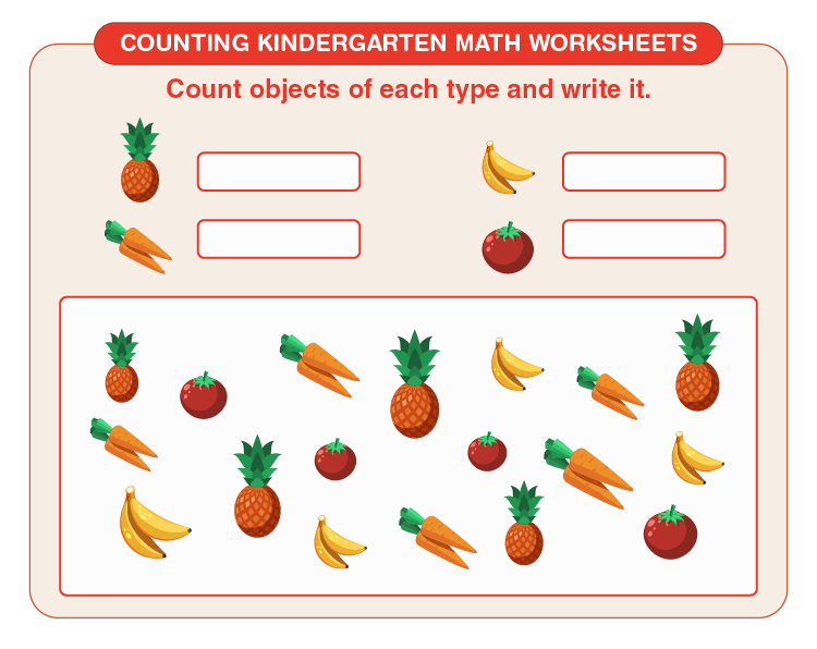Counting Kindergarten Math Worksheets| Download Free Printables ...