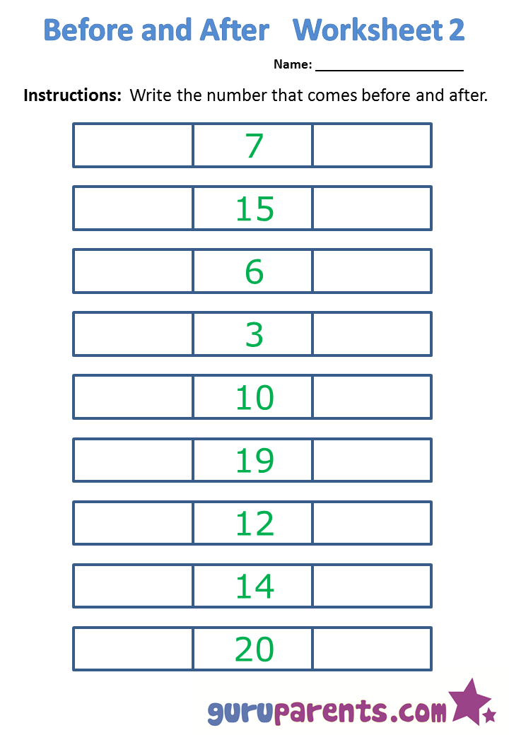 Kindergarten Math Worksheets | guruparents