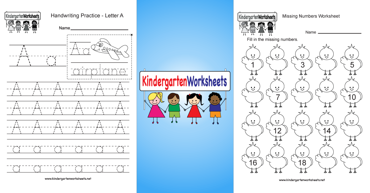 kindergarten math worksheet hard