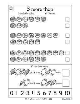 kindergarten math worksheet hard