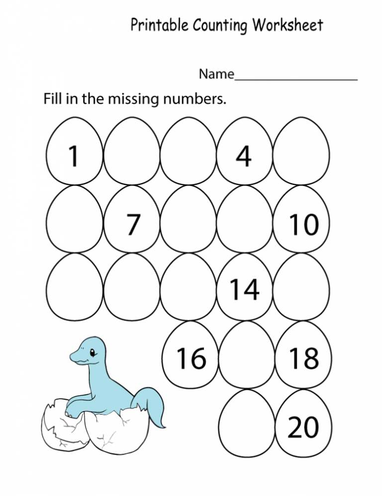 kindergarten math worksheet pdf