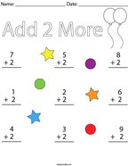 kindergarten mathematics worksheet