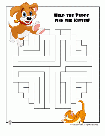Easy Kids Mazes | Woo! Jr. Kids Activities : Childrens Publishing