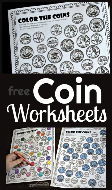 kindergarten money worksheet free printable