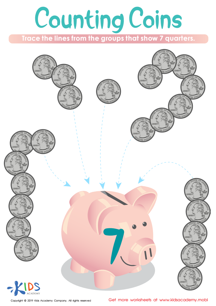 kindergarten money worksheet