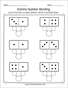 kindergarten number bonds worksheet