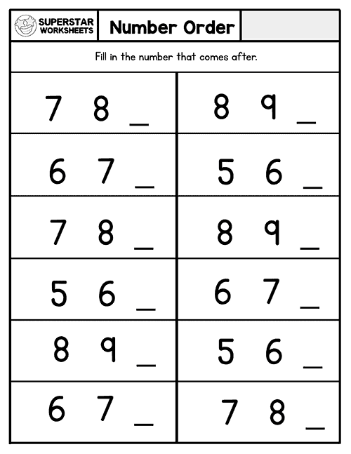 Kindergarten Counting Worksheets -Worksheets Library