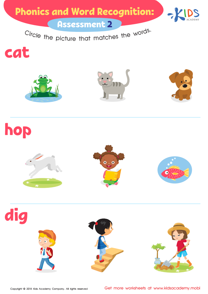 kindergarten phonics worksheet pdf