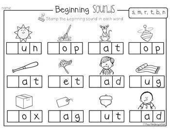 Kindergarten Phonics Worksheets | Fun Literacy Stations! | TPT
