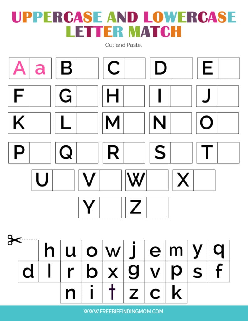 Printable Alphabet Worksheets for Kindergarten (PDF Downloads)