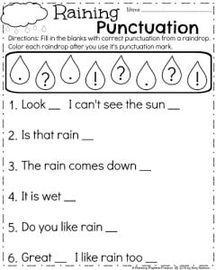 Spring Kindergarten Worksheets - Planning Playtime