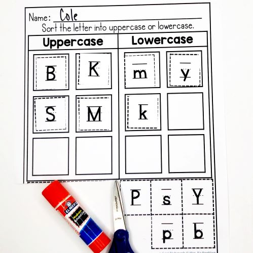 kindergarten review worksheet