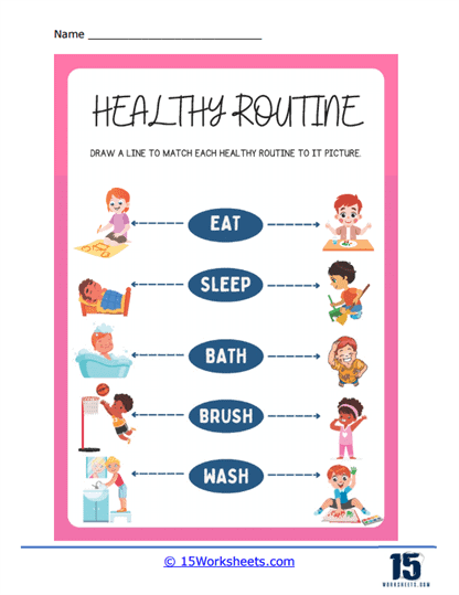 Daily Routine Worksheets - 15 Worksheets Library