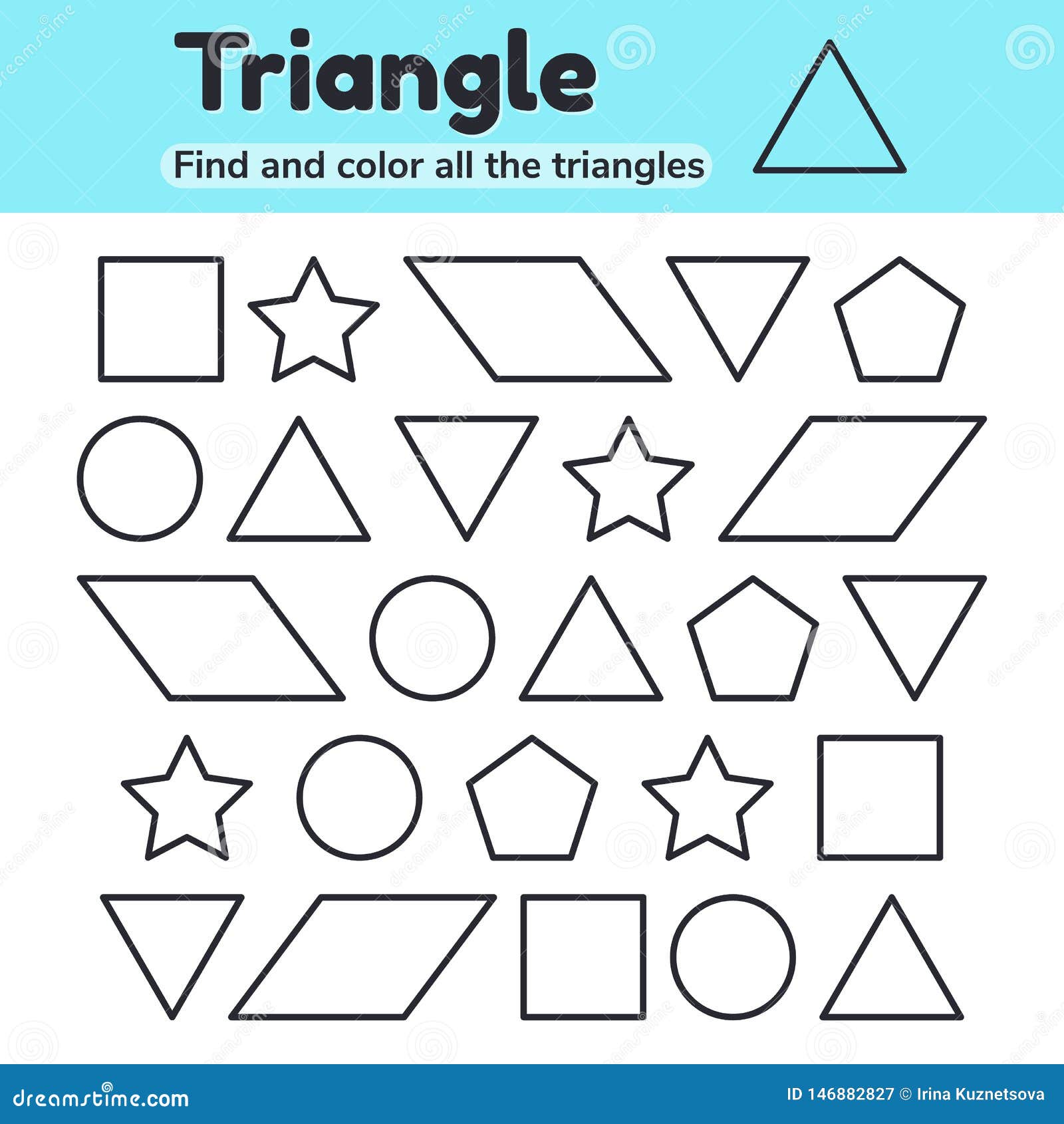 Educational Worksheet for Kids Kindergarten, Preschool and School ...