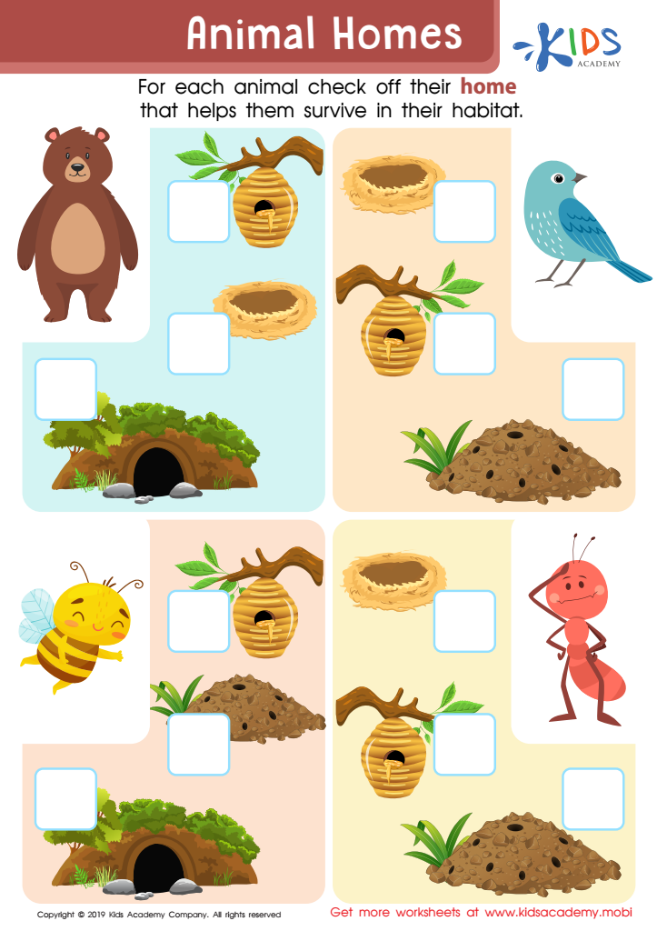 Kindergarten Worksheet For Hippopotamus and Its Young One ...