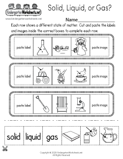 Science Worksheets for Kindergarten (Free Printables)