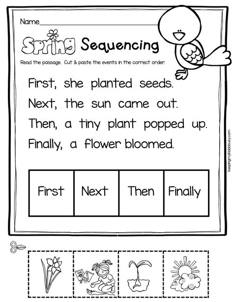 Free Printable Story Sequencing Worksheets For Kindergarten