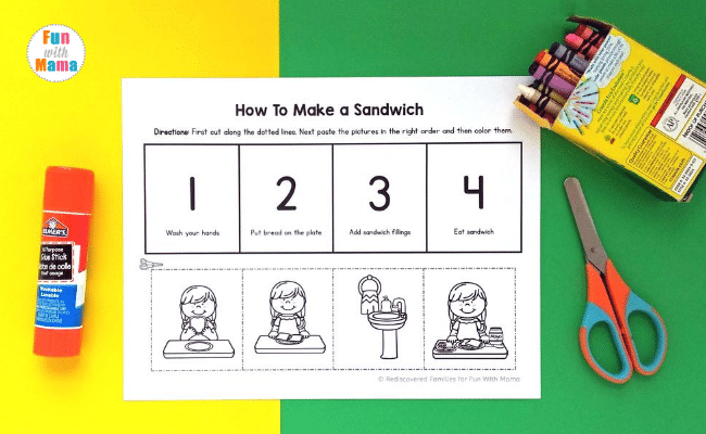 Free Sequencing Worksheets For Preschoolers - Fun with Mama
