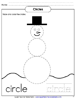 Kindergarten Worksheets: Basic Shapes