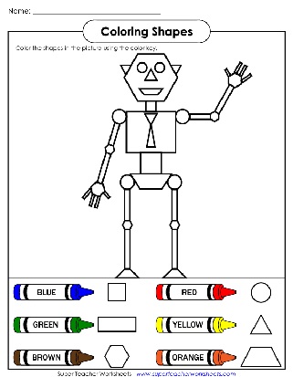 Kindergarten Worksheets: Basic Shapes
