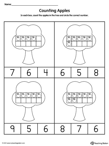 Ten Frame Worksheet 1-10 | MyTeachingStation.com