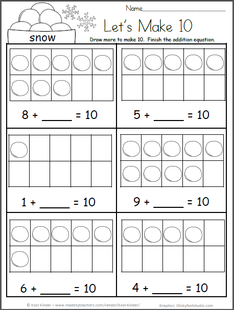 guerrier inonder Arbitrage ten frame worksheets Découverte jeux ...
