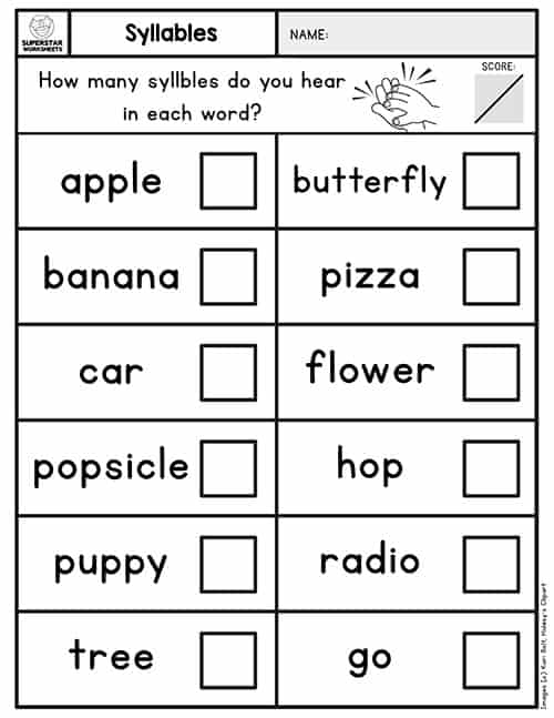 Kindergarten Assessment Worksheets -Worksheets Library