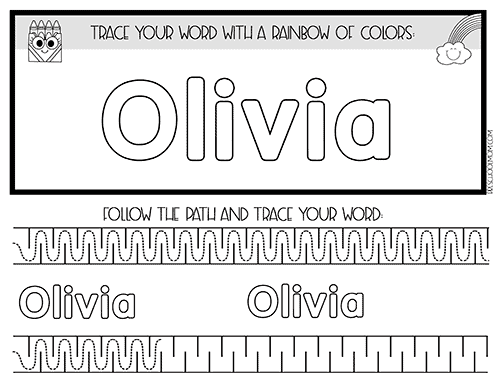 Preschool Tracing Worksheets - Preschool Mom