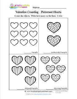 Holiday Worksheets - Valentines Day | A Wellspring of Worksheets