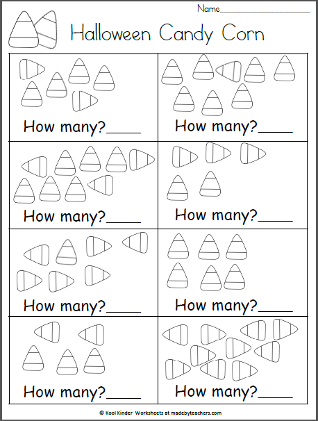 How Many Halloween Candies (5-10) | Made By Teachers