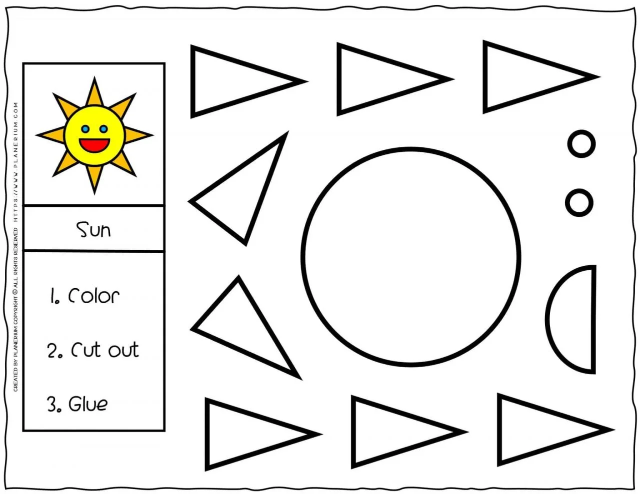 kindergarten worksheet cut and glue