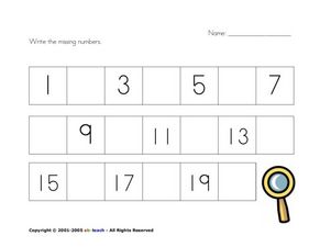 Holi: Fill in the Missing Numbers 1-20 Activity - Twinkl