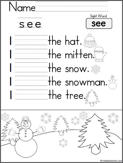 kindergarten writing worksheet free printable