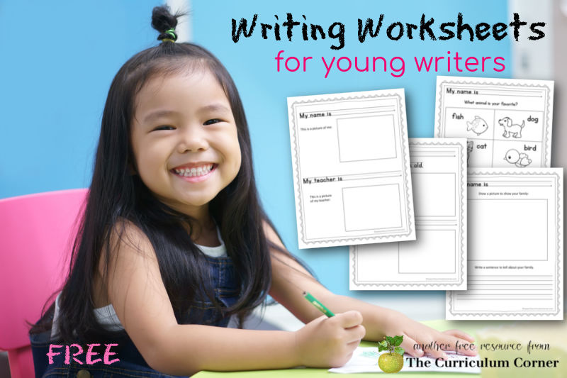kindergarten writing worksheet free