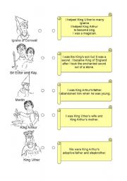 Draw King Arthur | Worksheet 