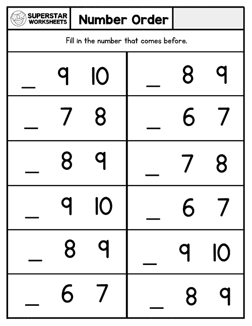 Kindergarten Counting Worksheets -Worksheets Library