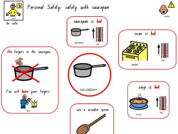 Kitchen Safety: Using a saucepan safely. Making Yummy Vegetable ...