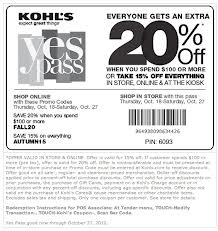 kohls printable coupons for this week