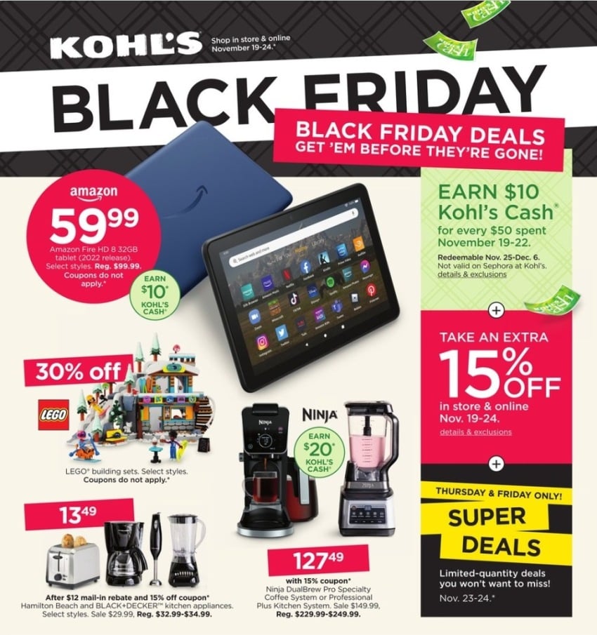Kohls Black Friday 2024 - Ad &  Deals | BlackFriday.com