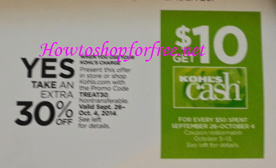 kohls printable coupons july 2018