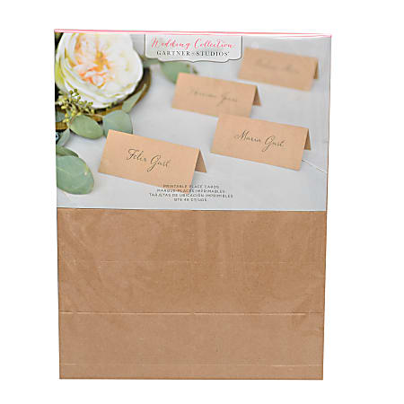 Wedding Table Numbers, Printable Tent Style Table Numbers, Kraft ...