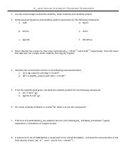 Ksp and Molar Solubility Problems Worksheet.pdf - Ksp and Molar ...