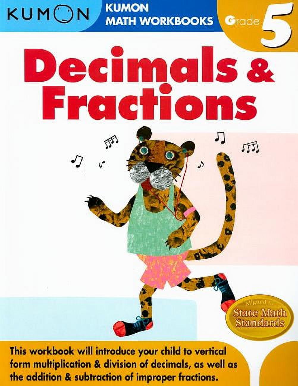 Kumon Math Workbooks: Kumon Grade 5 Decimals &  Fractions (Paperback)