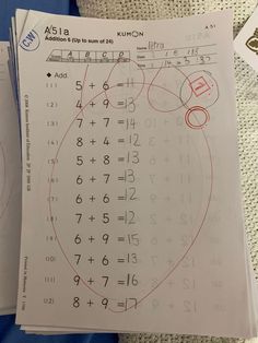 kumon worksheet for sale