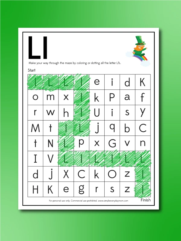 St. Patricks Day Worksheets For Kids [Free Printable]