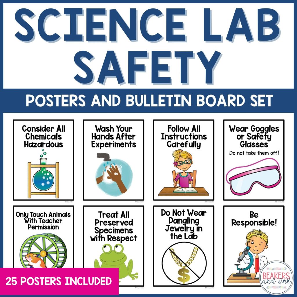 Lab Safety Lab Safety Poster Scientific Method Pinterest Lab 
