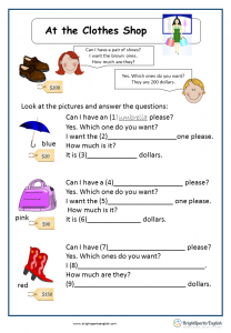 Oral Language Activities - English Treasure Trove