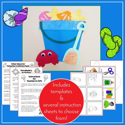 Print &  Go Language Activity Worksheets for Summer - Teaching Talking