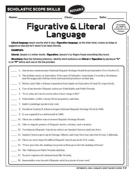 language arts 8th grade worksheet