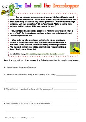 language arts common core worksheet
